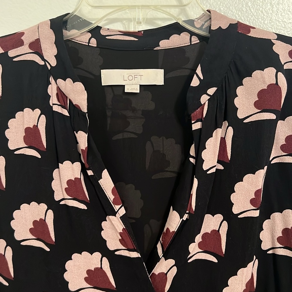 Loft Pattern Shirt Dress